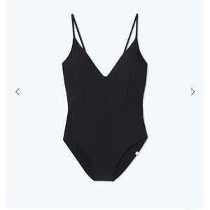 Summersalt: The Wave | Jet Black One-Piece Swimsuit
